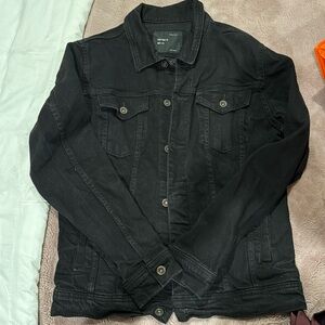 Zara MEN black denim jacket